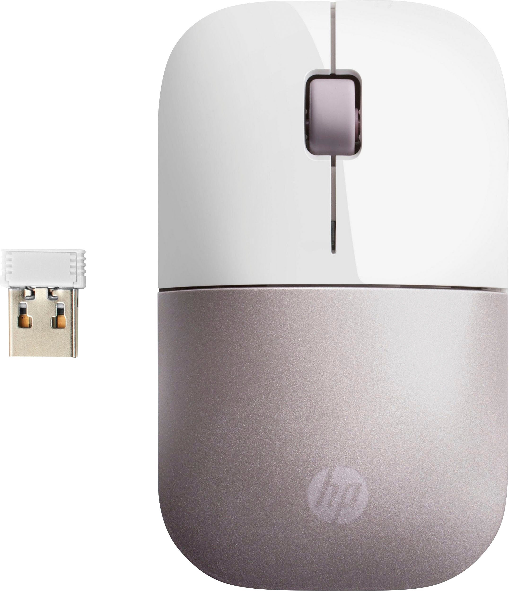 HP Maus weiß/rosa Z3700