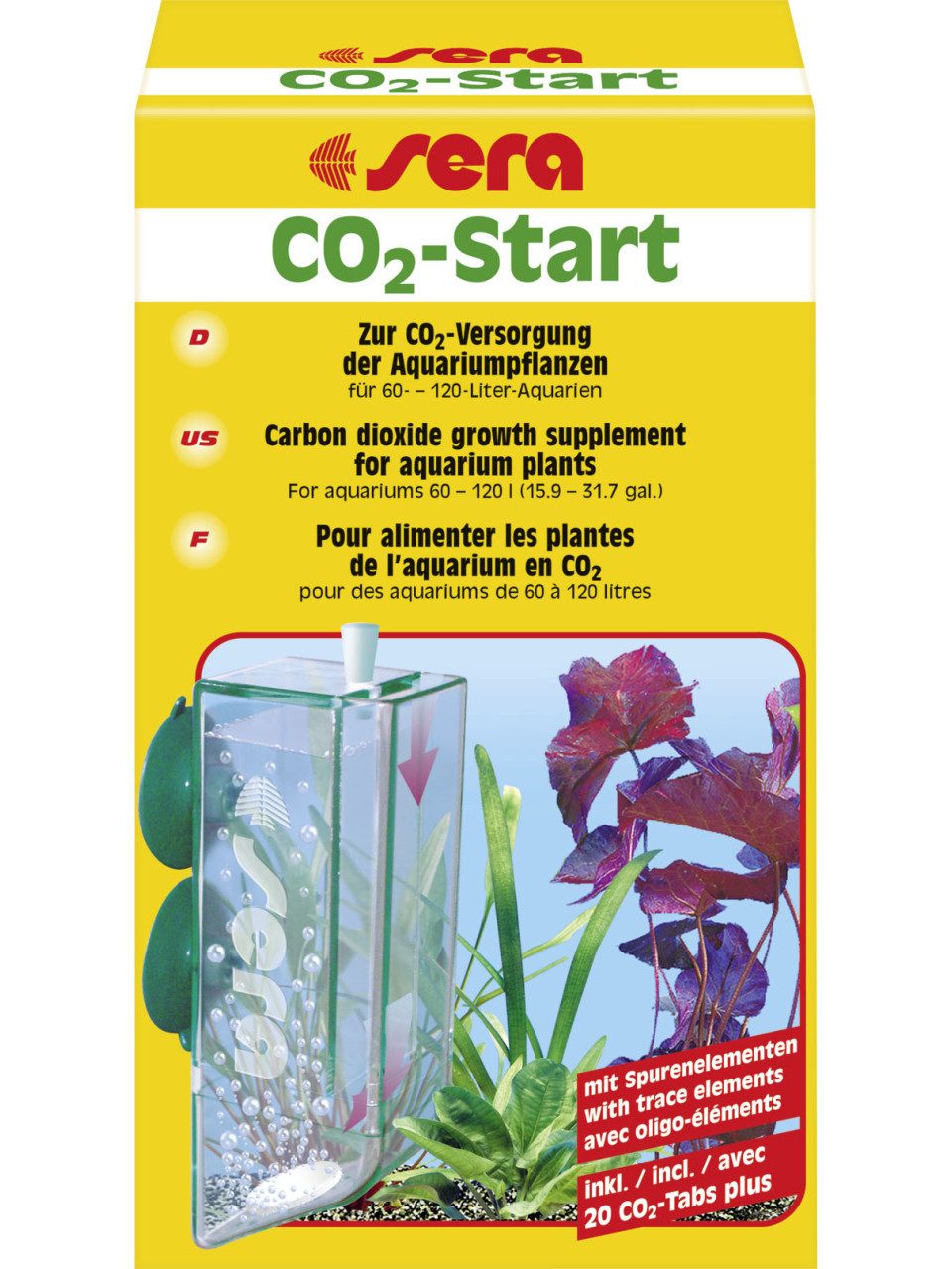 Sera Aquarium Sera Dünger für Аквариумыpflanzen CO2-Start 1 Stück