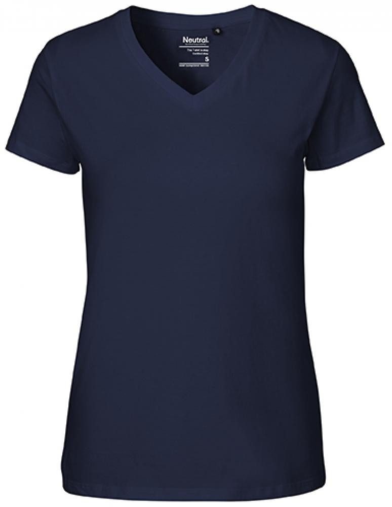 Neutral V-Shirt Damen V-neck T-Shirt