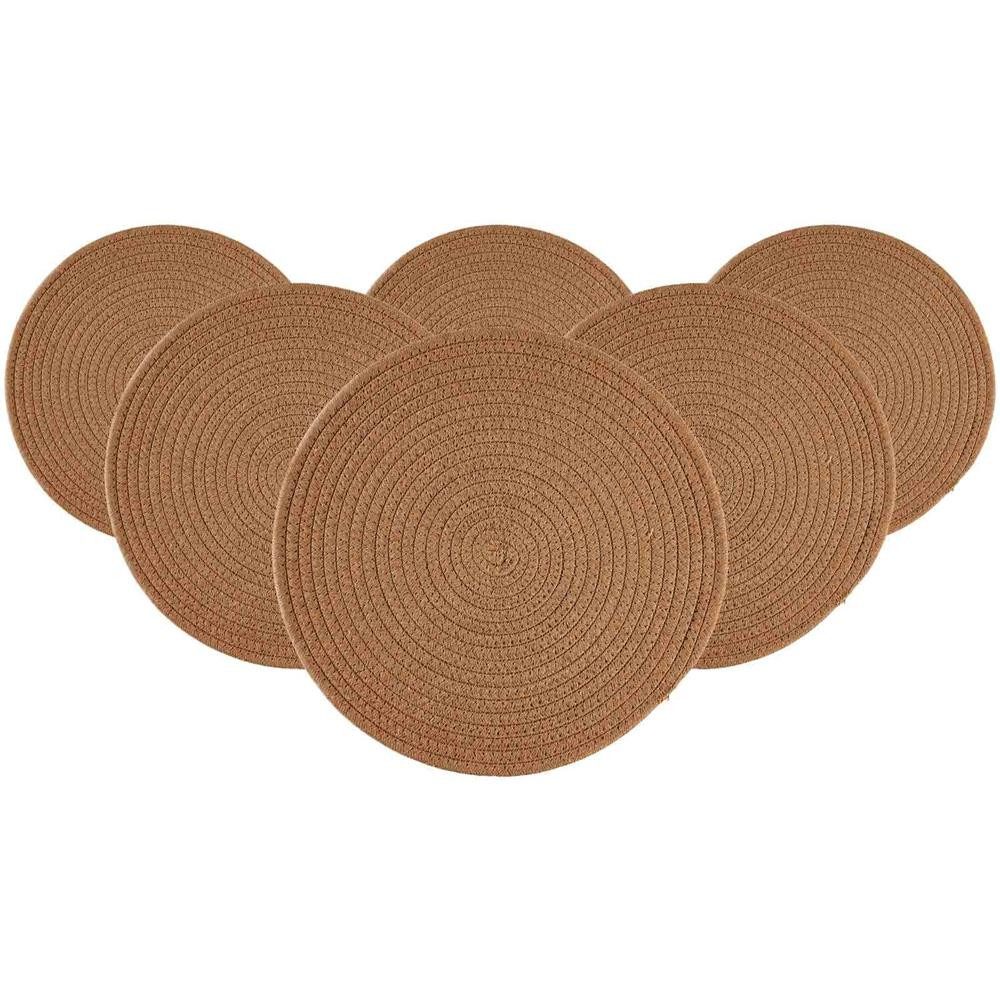 Ritzenhoff & Breker Platzset Tavolo Platzmatten ø 35 cm 6er Set, (6-St), Tischset