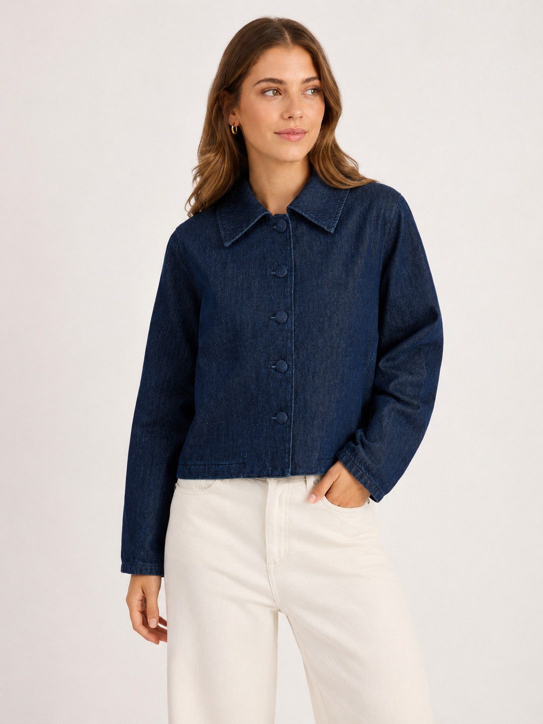 Selected Outdoorjacke SLFRELAXED HANNY 3/4 DENIM JACKET