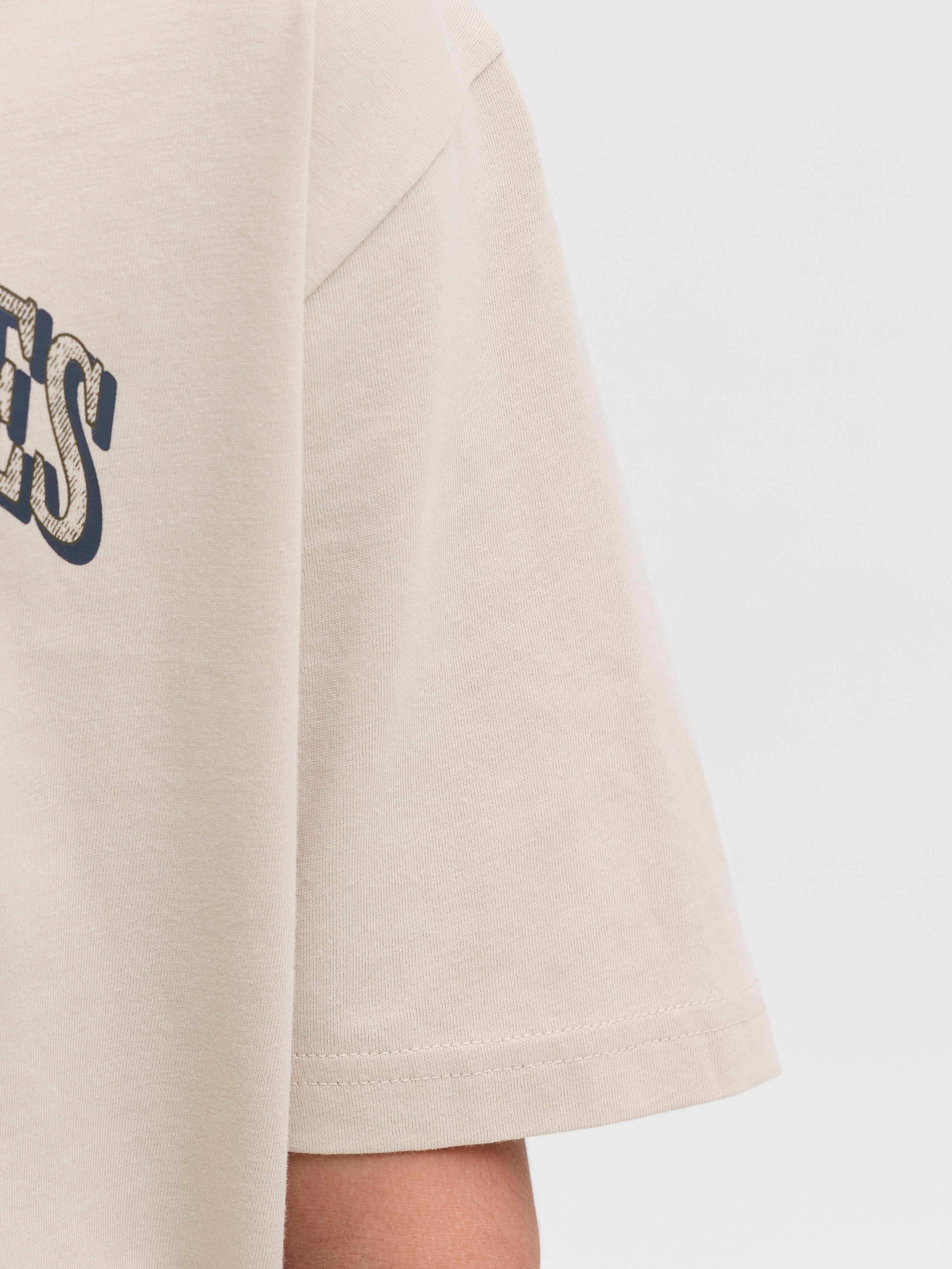 Jack & Jones Junior Rundhalsshirt JJEDENVER LOGO TEE SS O-NECK SN JNR Baumwolle, locker geschnitten – Bild 3 von 5