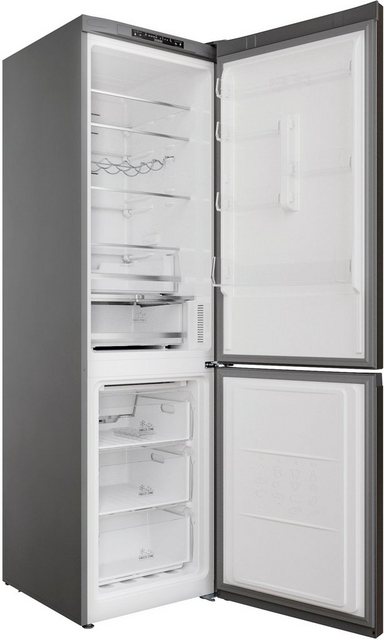 Bauknecht KGN 20C23IN Kühl-Gefrierkombination/EEK C /202,7 cm Höhe /162 kWh/Jahr/263L Kühlteil /104L Gefrierteil/leise 33dB /Active Oxygen/Total NoFrost/Active-Inverter-Kompressor/Active Fresh, Silber
