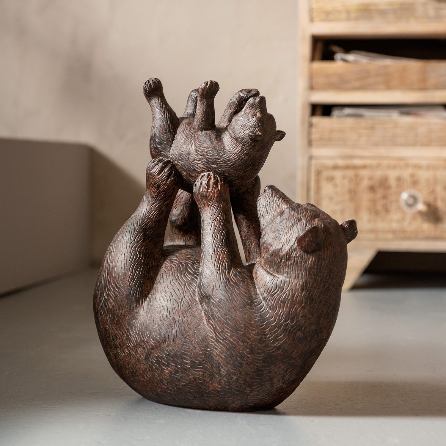 Kare Design Dekofigur Deko Figur Artistic Bears Handstand