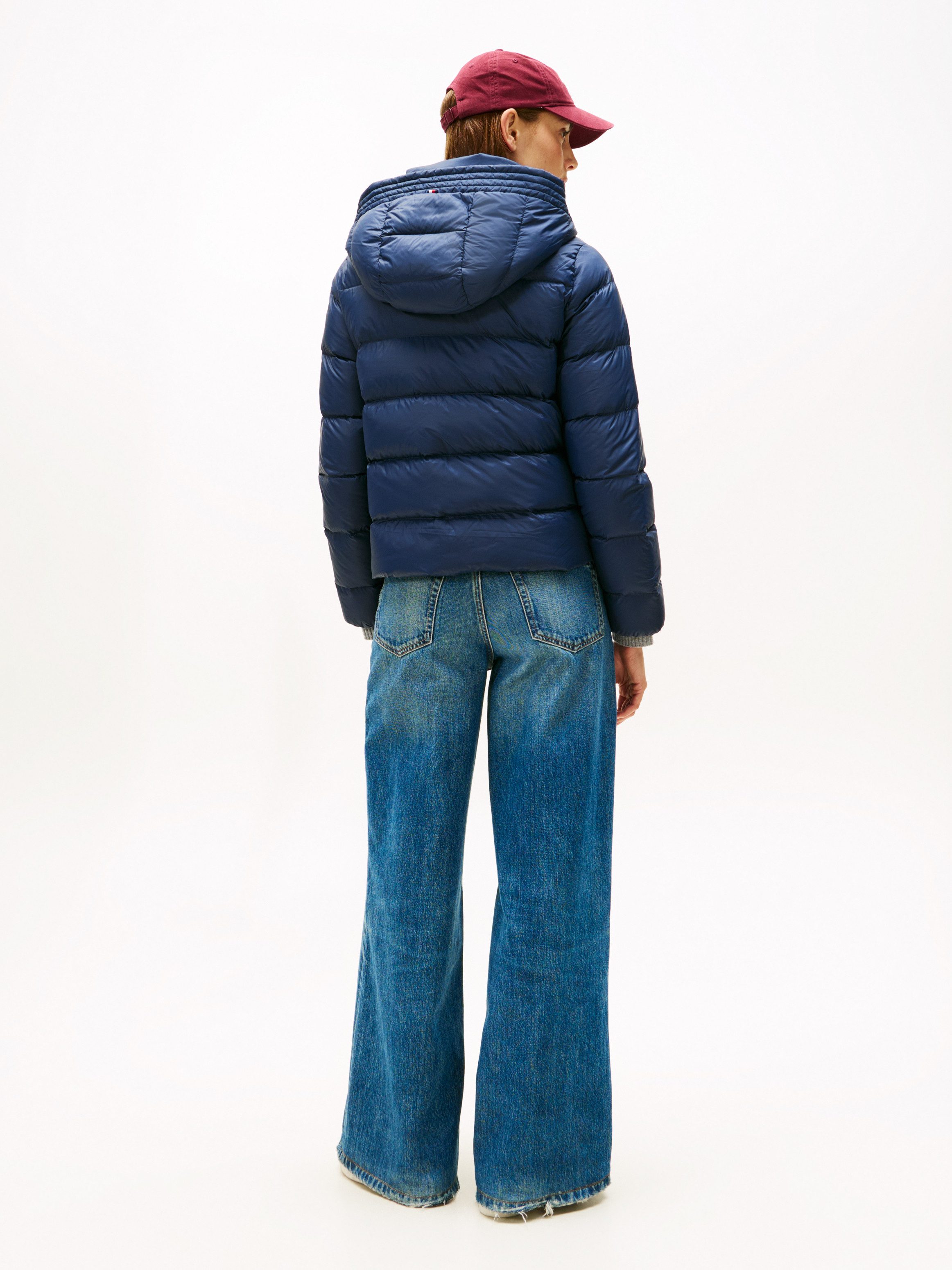 Tommy Hilfiger Steppjacke LW DOWN CASUAL JACKET mit Logoprägung