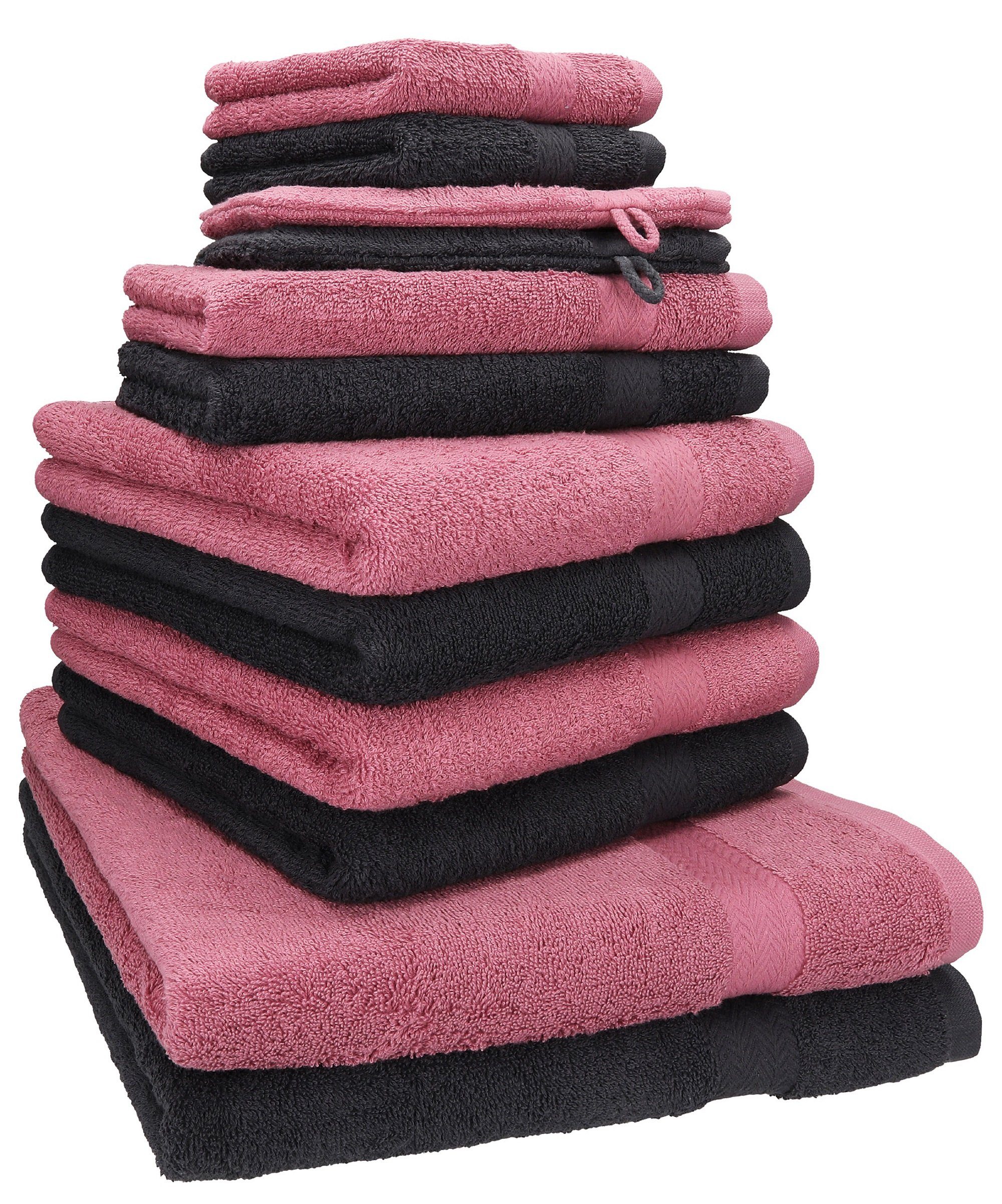 Heimtextilien Handtuch-Sets Betz Handtuch Set 12-TLG. Handtuch Set Premium 100% Baumwolle 2 Duschtücher 4 Handtücher 2 Gästetüch