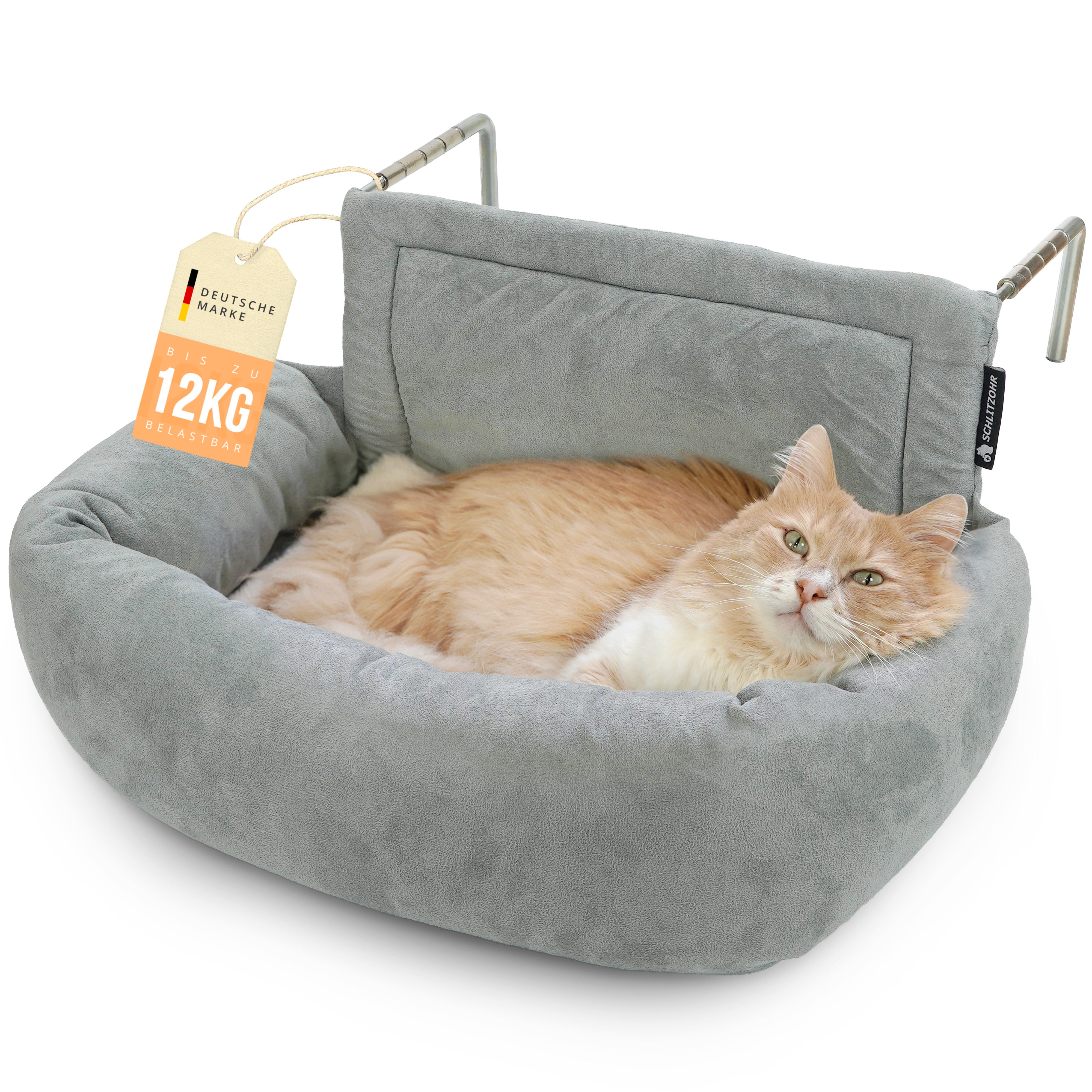 SCHLITZOHR Katzen-Hängematte Murphy, Mikrofaser, Heizungsliege, passt günstig online kaufen