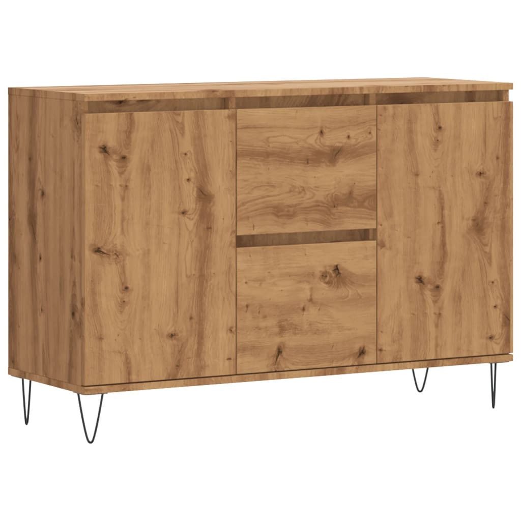 vidaXL Sideboard Sideboard Artisan-Eiche 104x35x70 cm Holzwerkstoff (1 St) günstig online kaufen