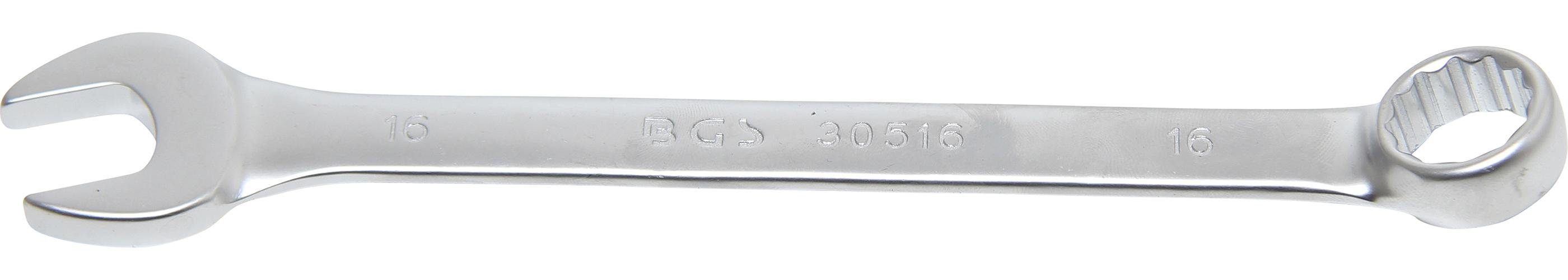 BGS technic Maulschlüssel Maul-Ringschlüssel, SW 16 mm