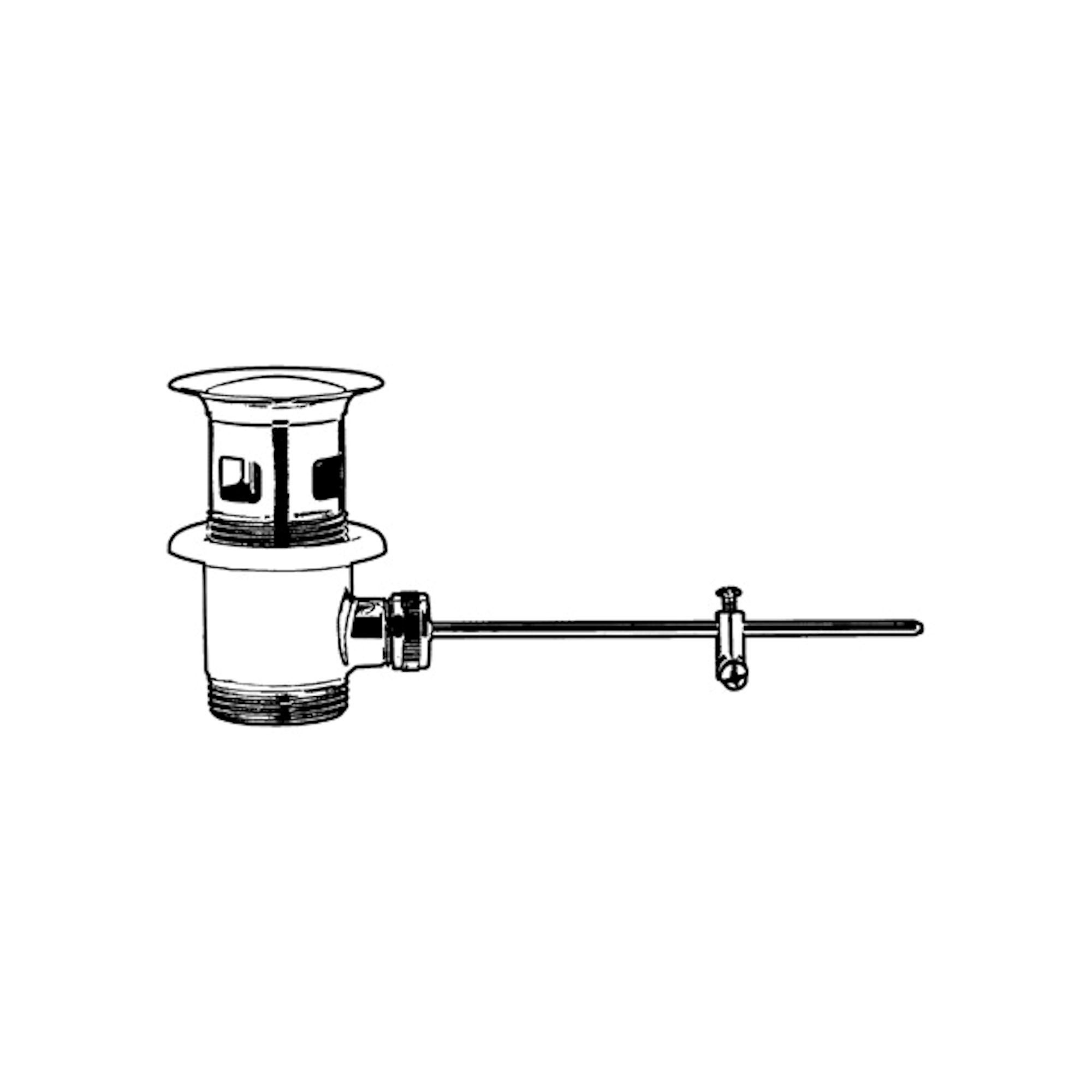 Kludi Spültischarmatur Ablaufgarnitur G 1 1/4 für Waschtisch-/ und Bidet-Armaturen