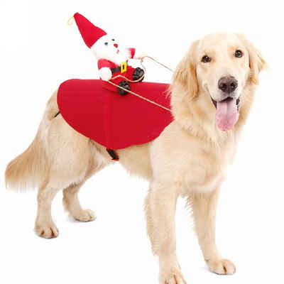 Vaxiuja Hundekostüm Hundekostüm Weihnachten, Hund Weihnachten Kostüm, 20*6*23cm