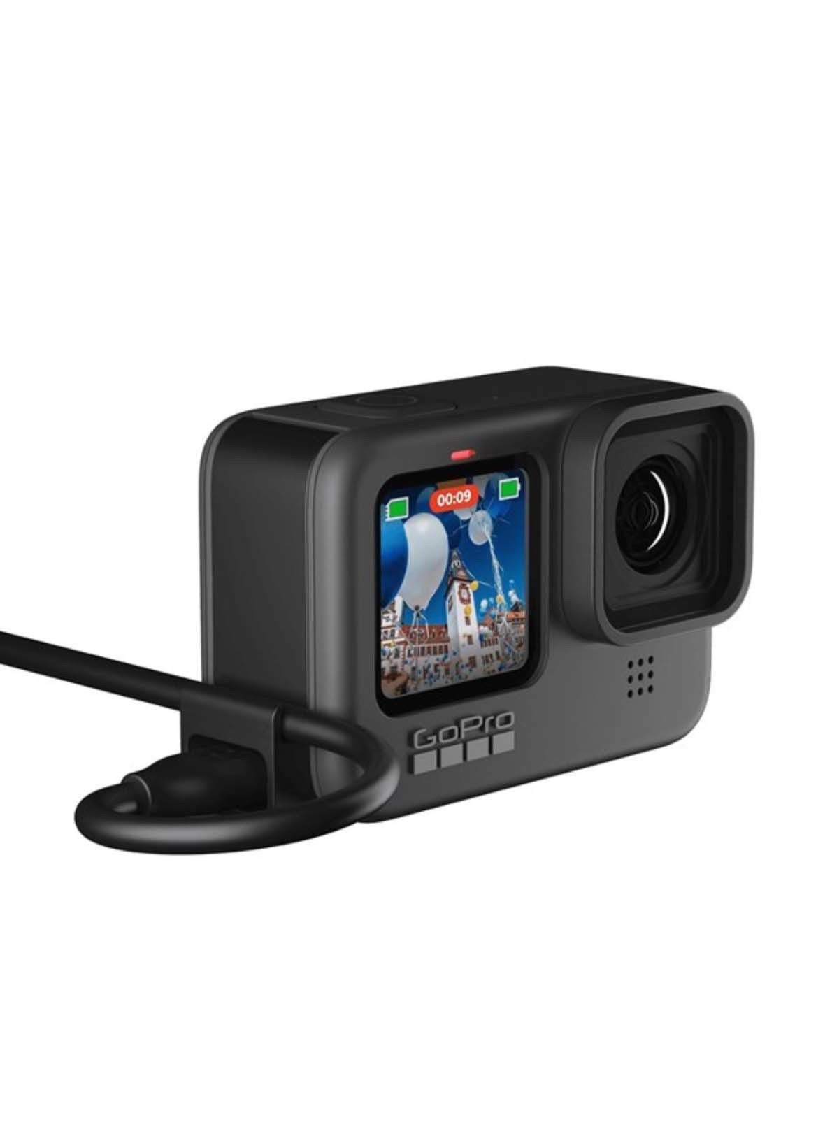 Hero10) and GoPro (Hero9 Through Kamerazubehör-Set Door USB-Pass