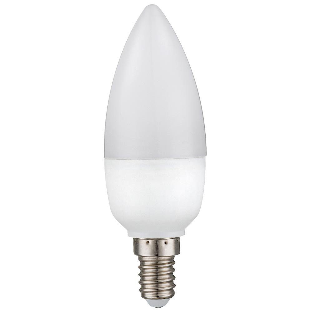 Globo LED-Leuchtmittel, 5W LED E14 Leuchtmittel Kerze 350lm 3000K warmweiß dimmbar Globo