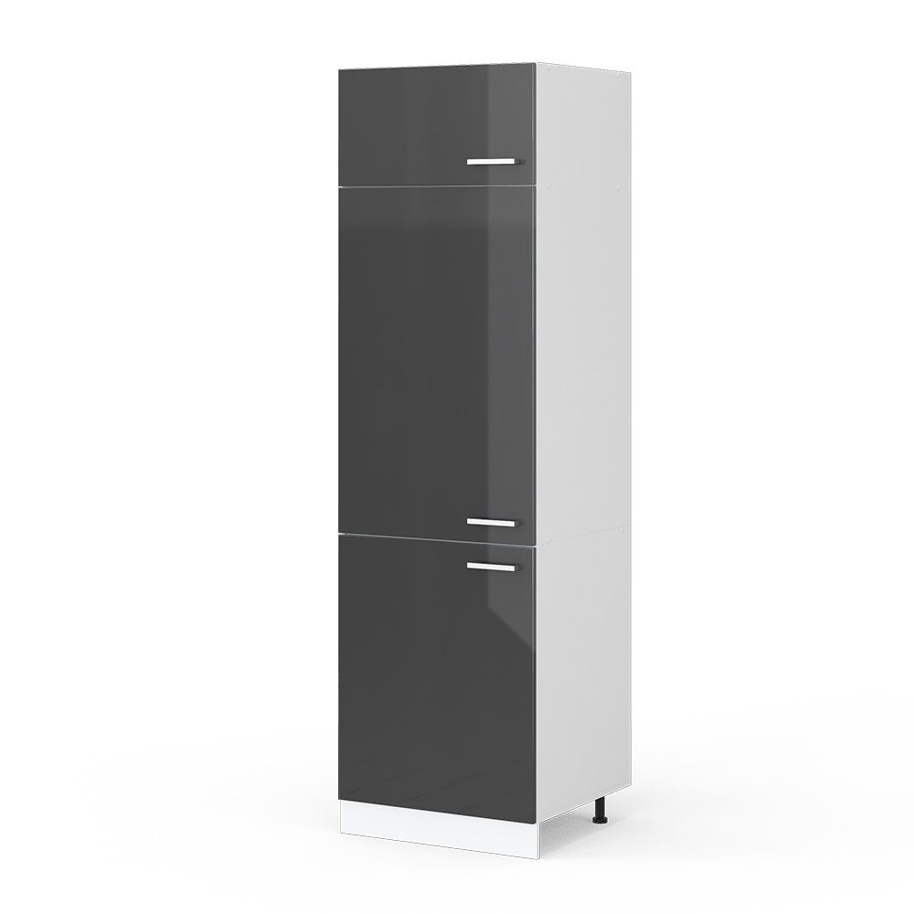 Vicco Kühlumbauschrank R-Line, Anthrazit Hochglanz/Weiß, 60 günstig online kaufen
