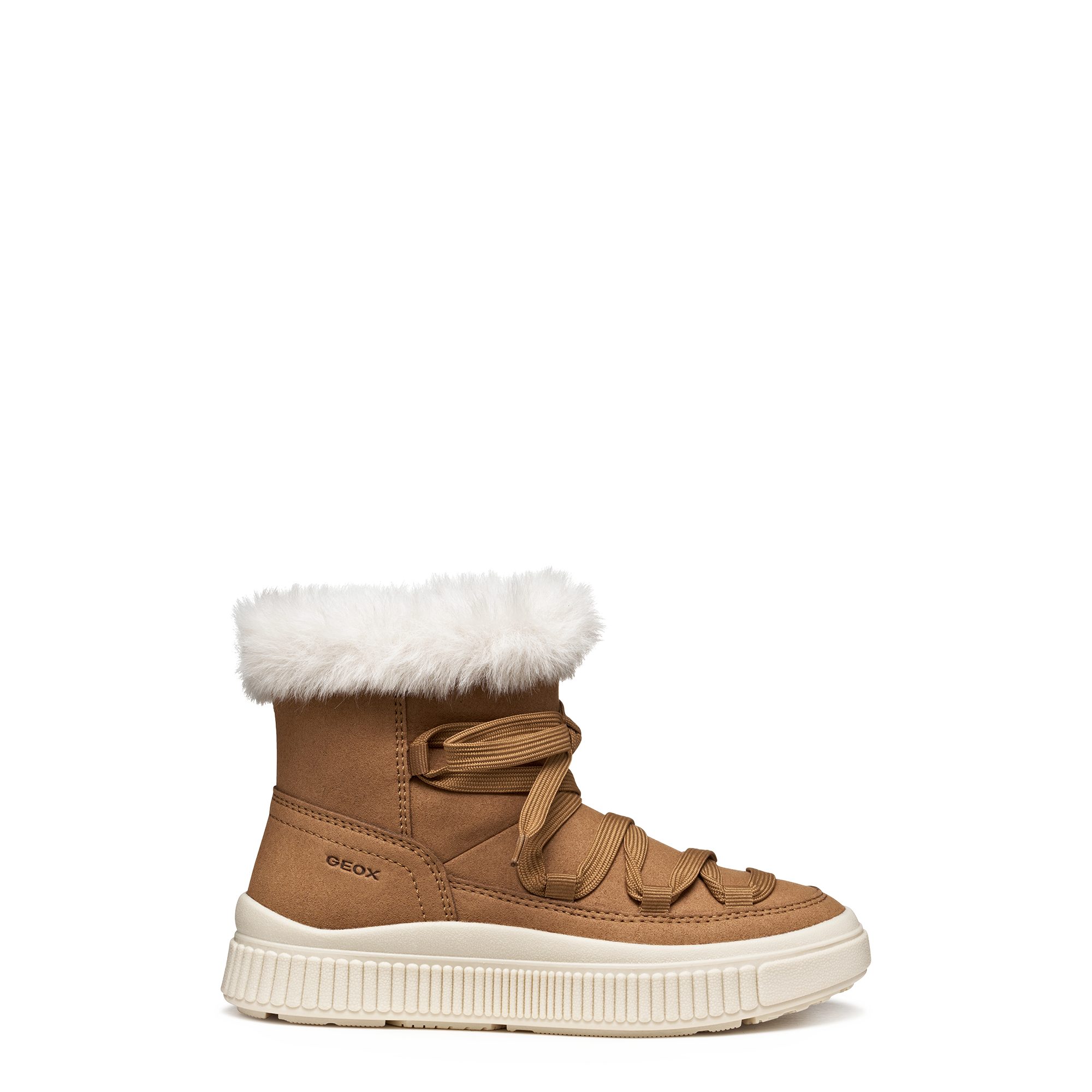 Geox GEOX J56M3D 000AU C6627, Warmfutter, Braun, Kinder Winterstiefel