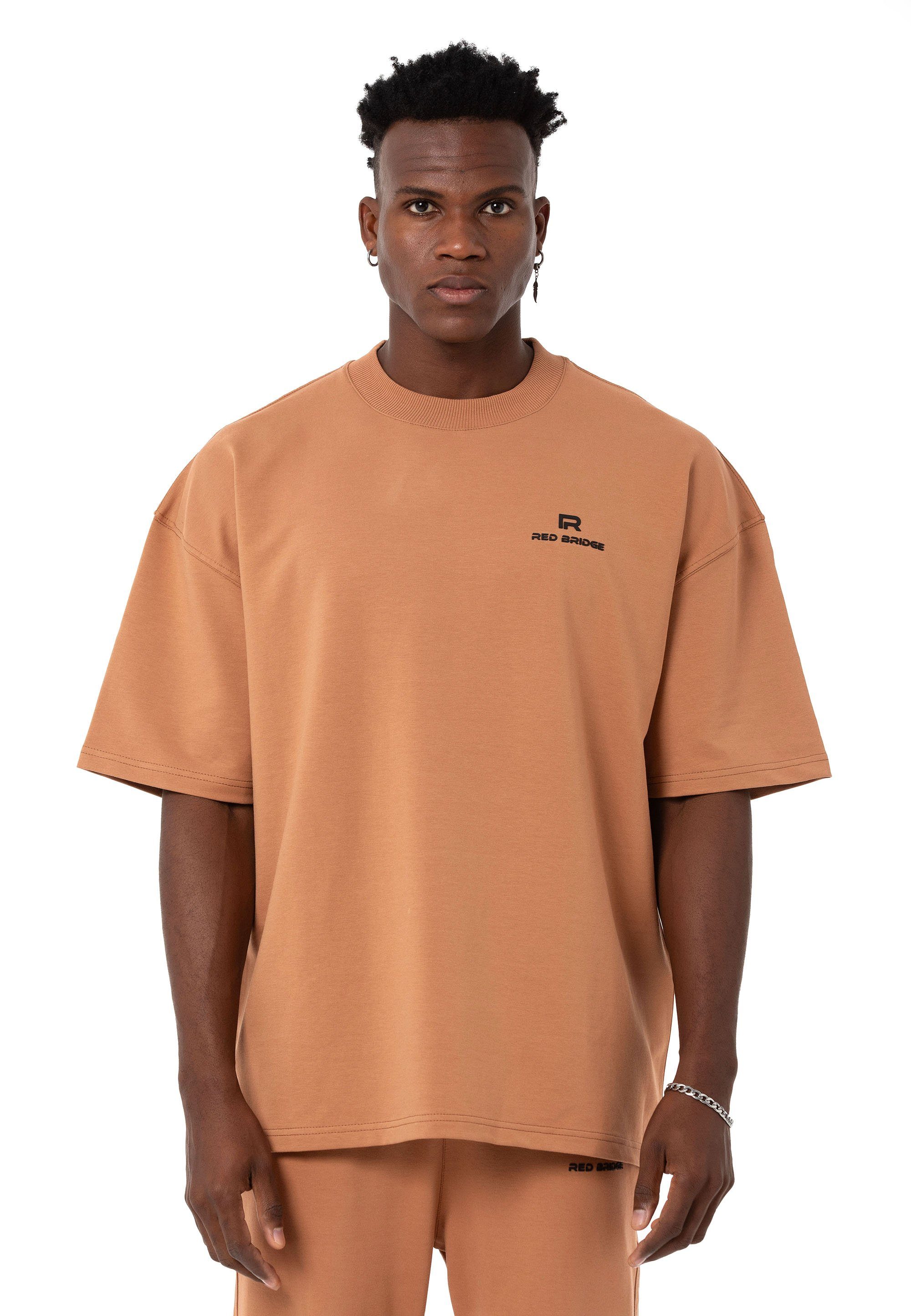 RedBridge Jogginganzug - Oversized-Sweatset - Zweiteiler mit T-Shirt & Hose (Set, 2-tlg)