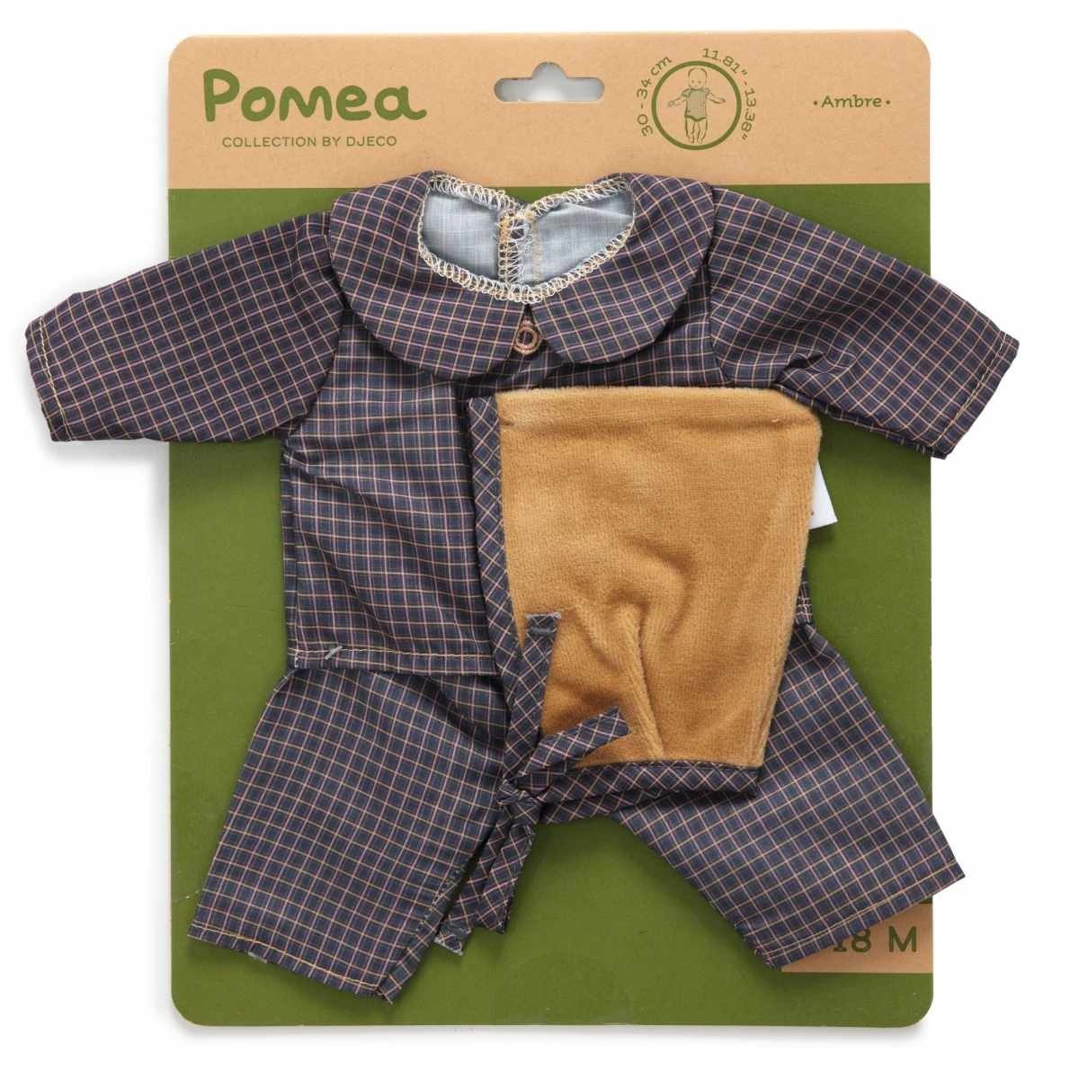 DJECO Puppenkleidung POMEA Ambre Shirt, Bluse und Mütze für Puppen der Größ günstig online kaufen