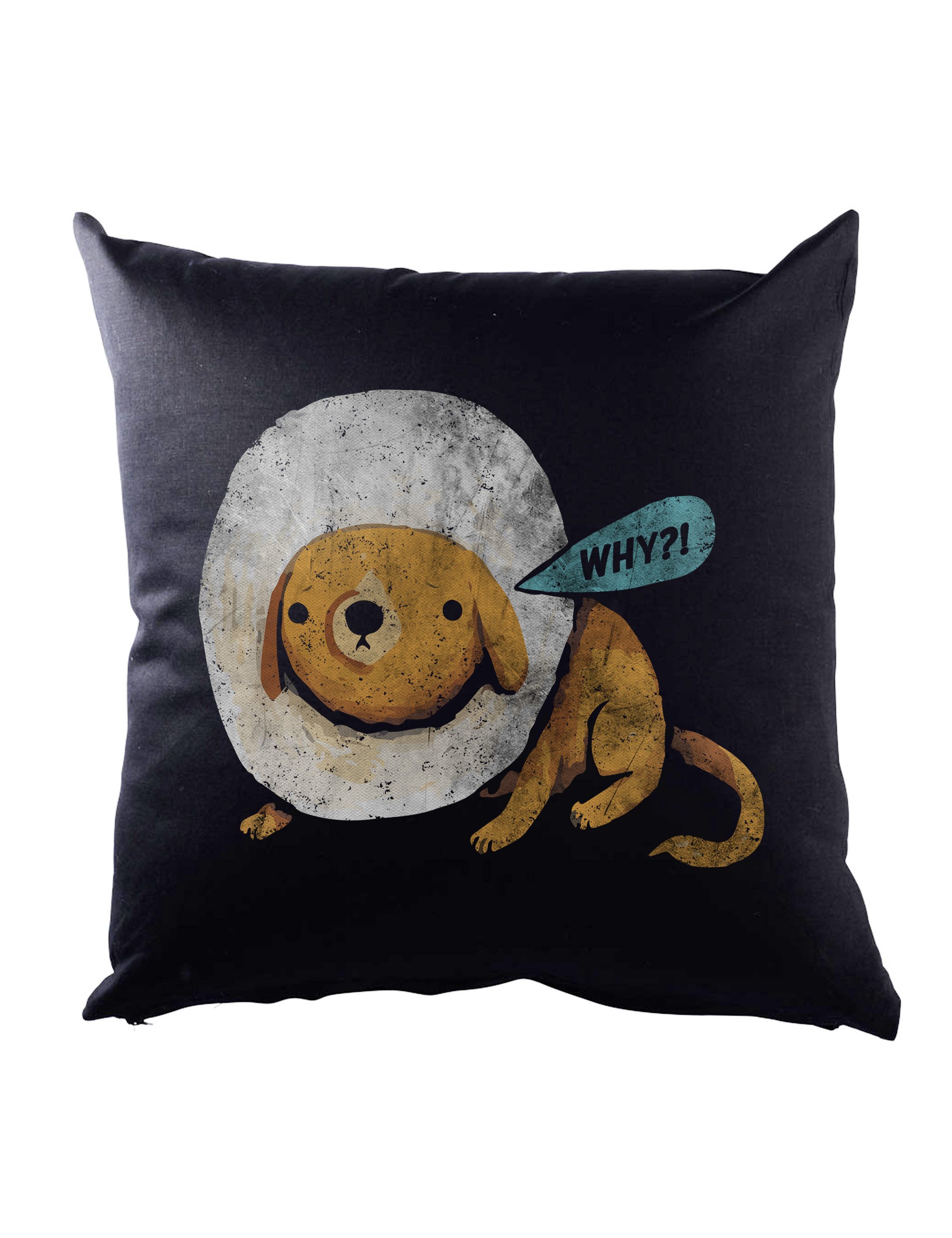 Urban Backwoods Dekokissen Cone Dog Why Dekokissen Deutscher Schäferhund Hund Tierarzt Hunde Dog, Dogs Dawg Liebe Love