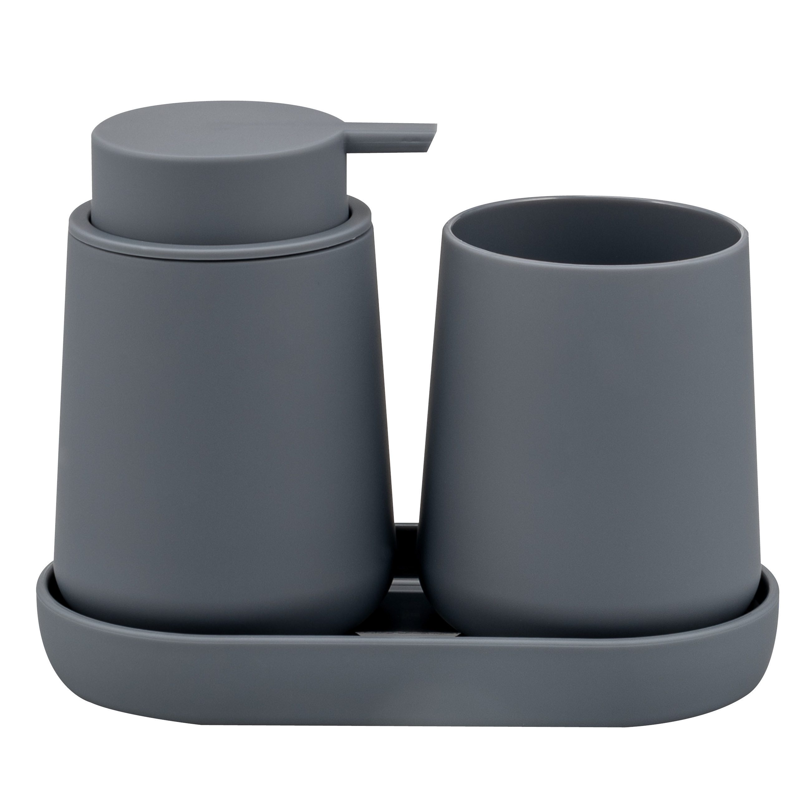 eluno Badaccessoire-Set TESERO 3tlg. Soft-Touch, 3 tlg.