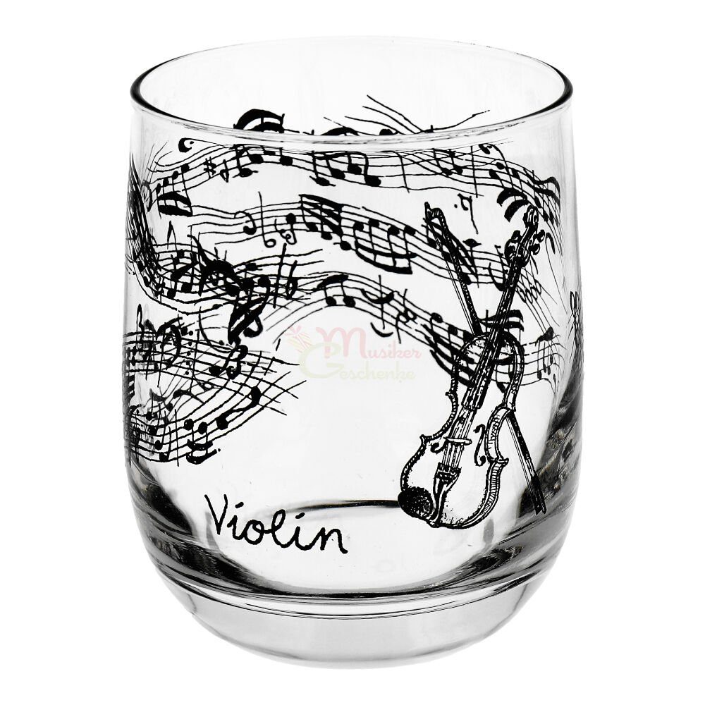 mugesh Glas Glas mit verschiedenen Motiven, Glas, für Musiker