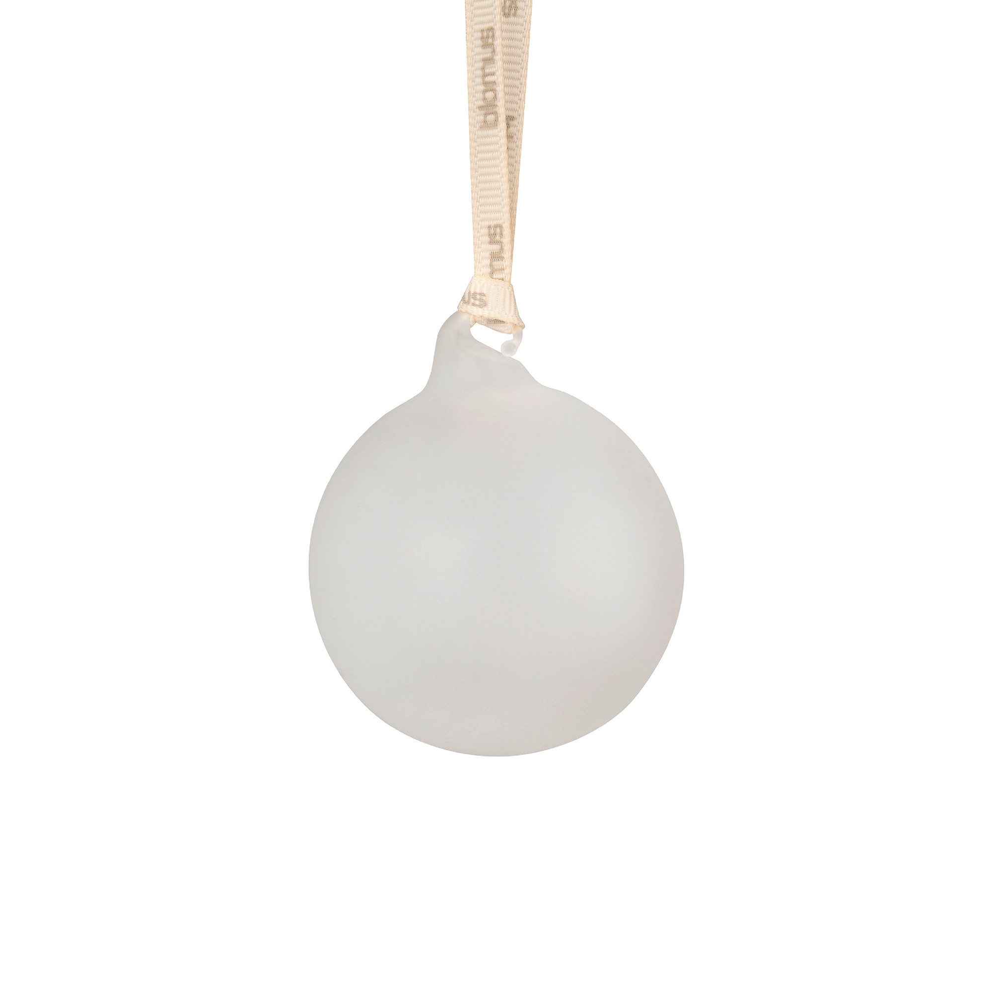 blomus Christbaumschmuck 2er Set Weihnachtsschmuck -JUHLA- Weihnachtskugeln, Christbaumdeko, moderne Farben, mattes Finish, schlichte Form, passendes Band