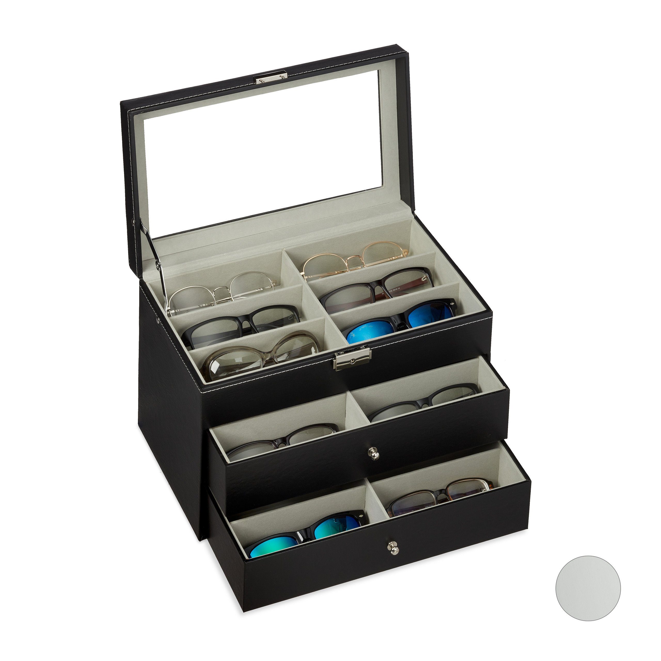 Brille Brillenbox für 18 Brillen