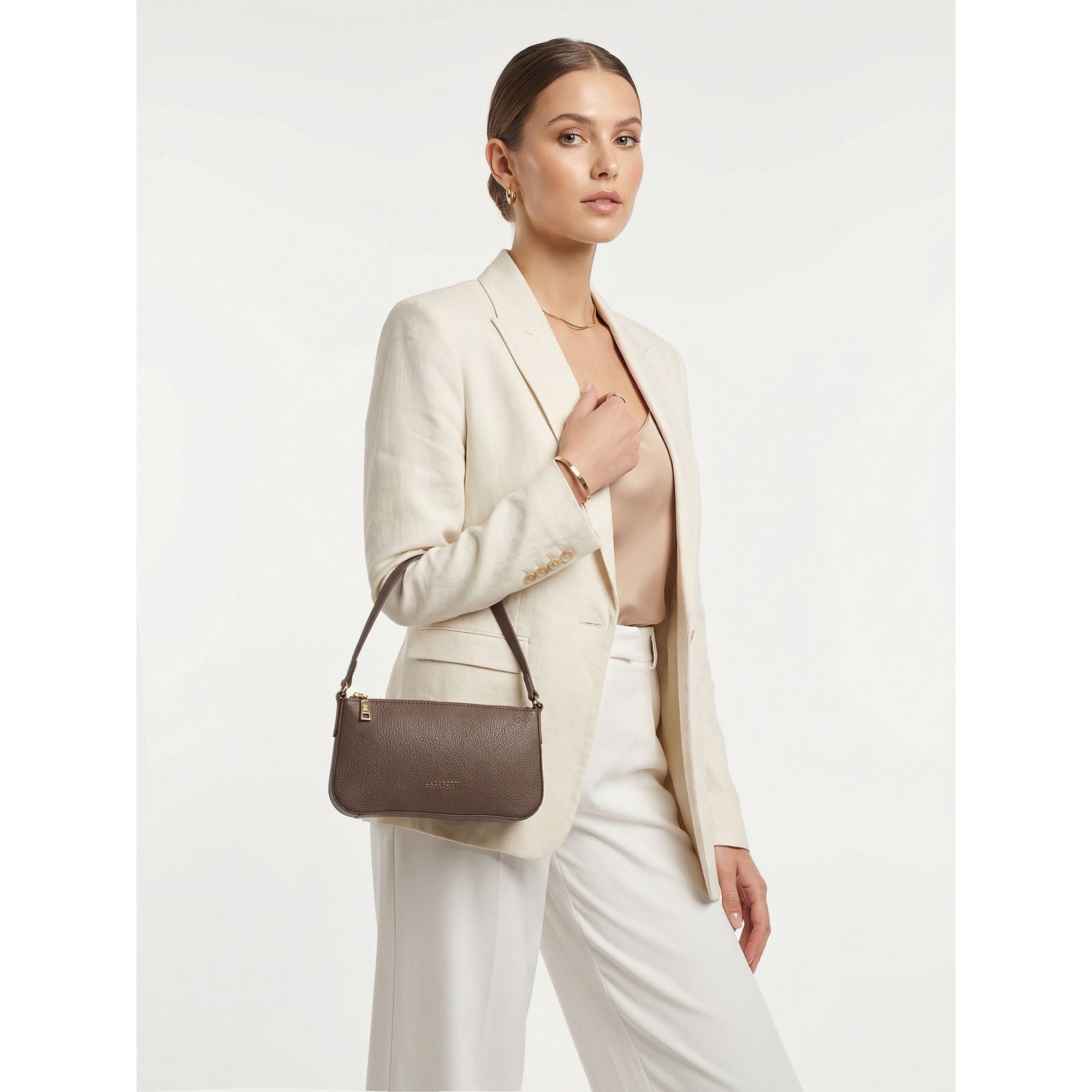 Lazarotti Schultertasche Bologna Leather, Leder