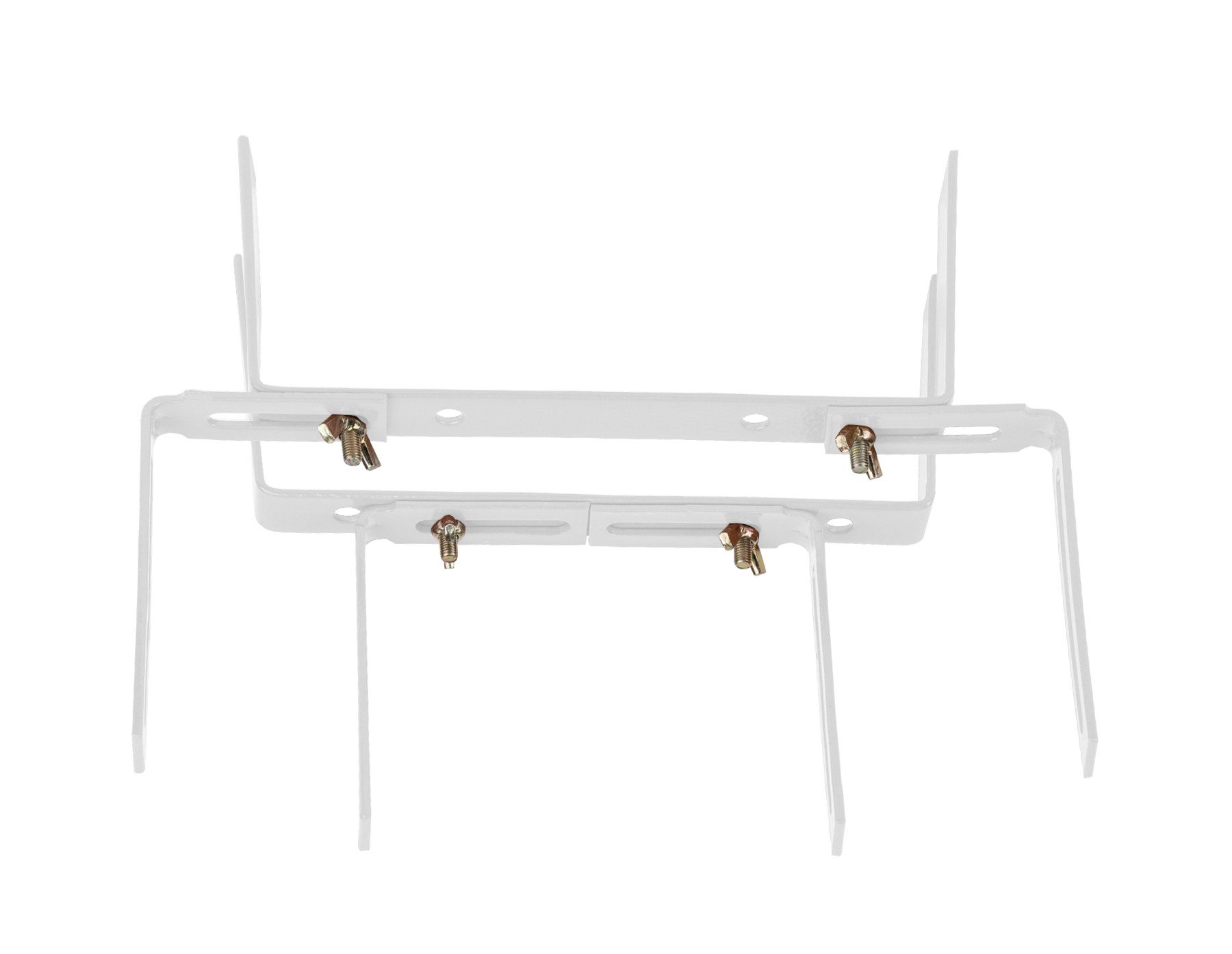 BigDean Blumenkastenhalter Standard H-Form Kasten Halter Balkonkastenhalter, bis 20 kg belastbar, Werkzeugfrei Verstellbar, Set, 5-St., Kastenhalter H-Form, Blumenkastenhalter H-Form, Brüstungen, Mauer oder Geländer