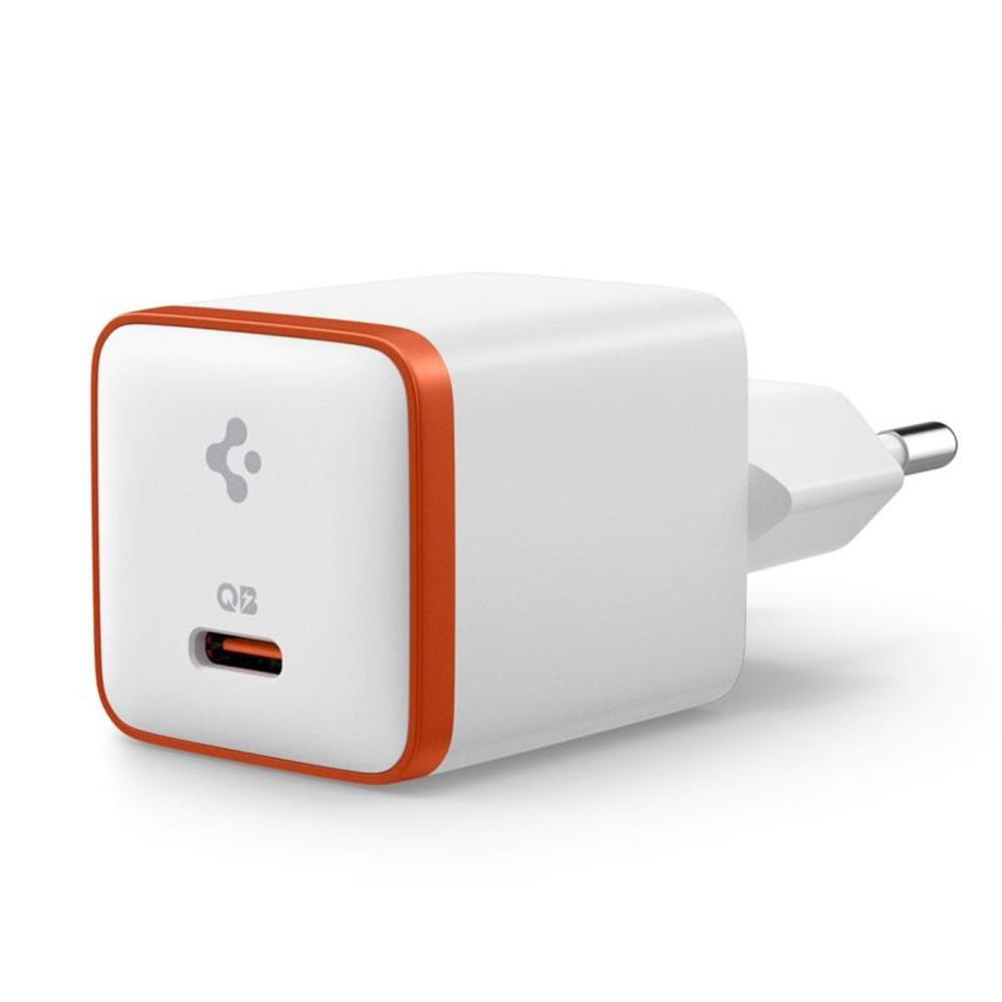Spigen Wand-Ladegerät USB-C PD + QC3.0 30W - kompatibel mit iOS, Android USB-Ladegerät