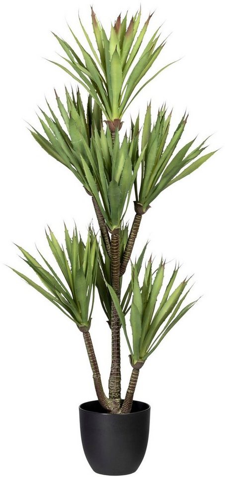 Kunstpflanze Kunstblume Yucca Palme 90 cm 1 Stück