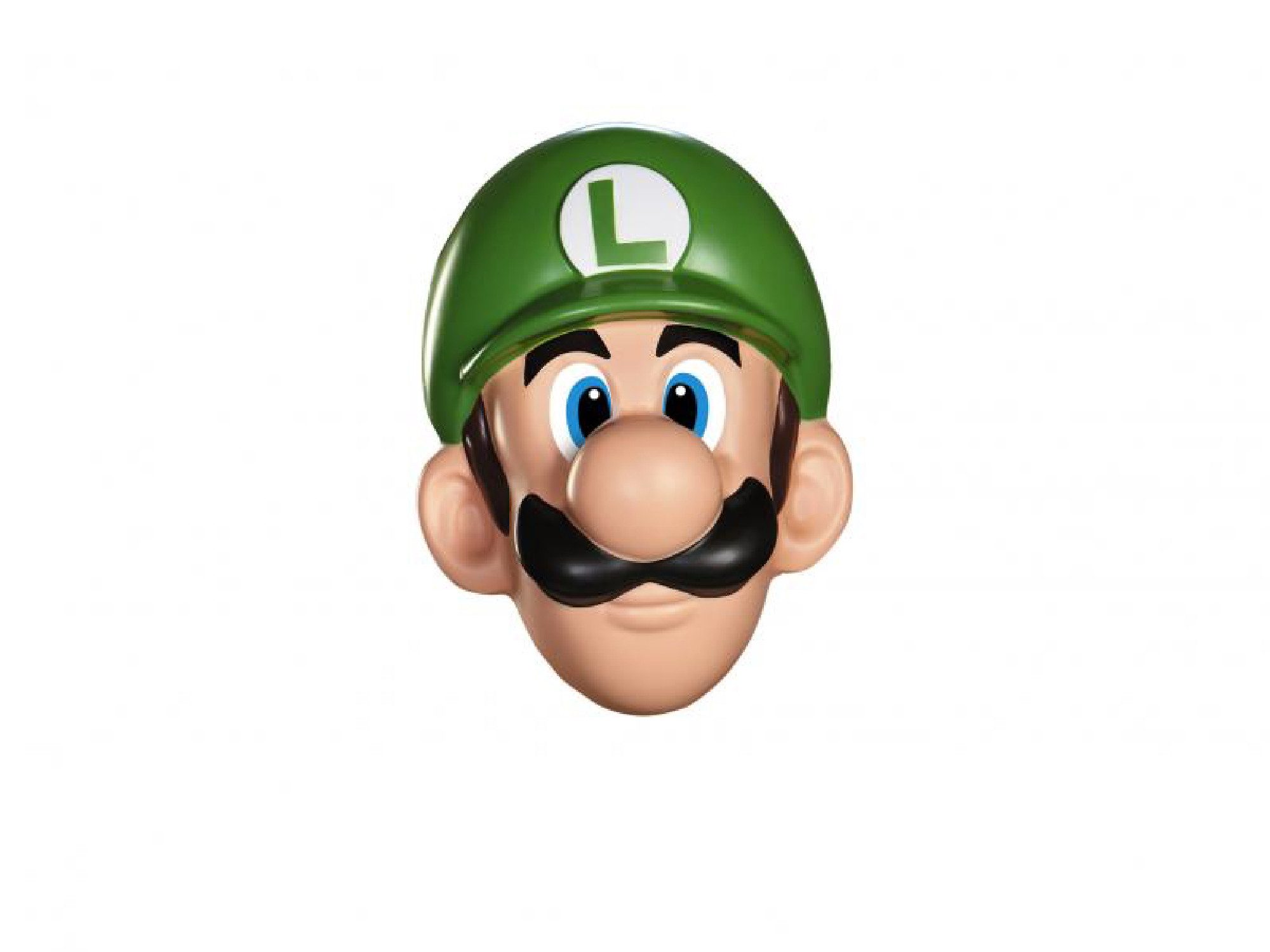 Nintendo Verkleidungsmaske Nintendo Super Mario Maske - Luigi/ Erwachsen