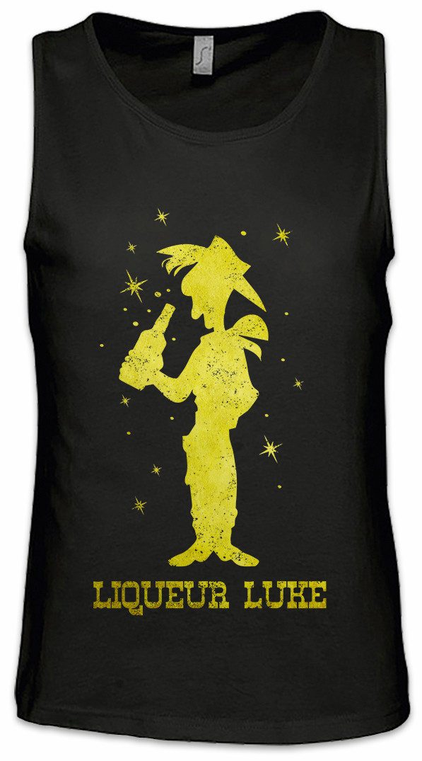 Urban Backwoods Tanktop Liqueur Luke Ärmelloses T-Shirt Likör Besoffen Karneval Fasching Verkleidung Alkohol Party Bier