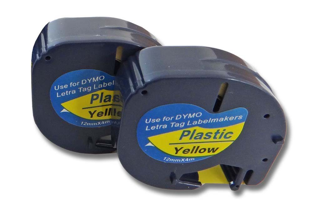 Beschriftungsband passend für Dymo LetraTag LT-100H, LT-100T, QX50, XR, 200B