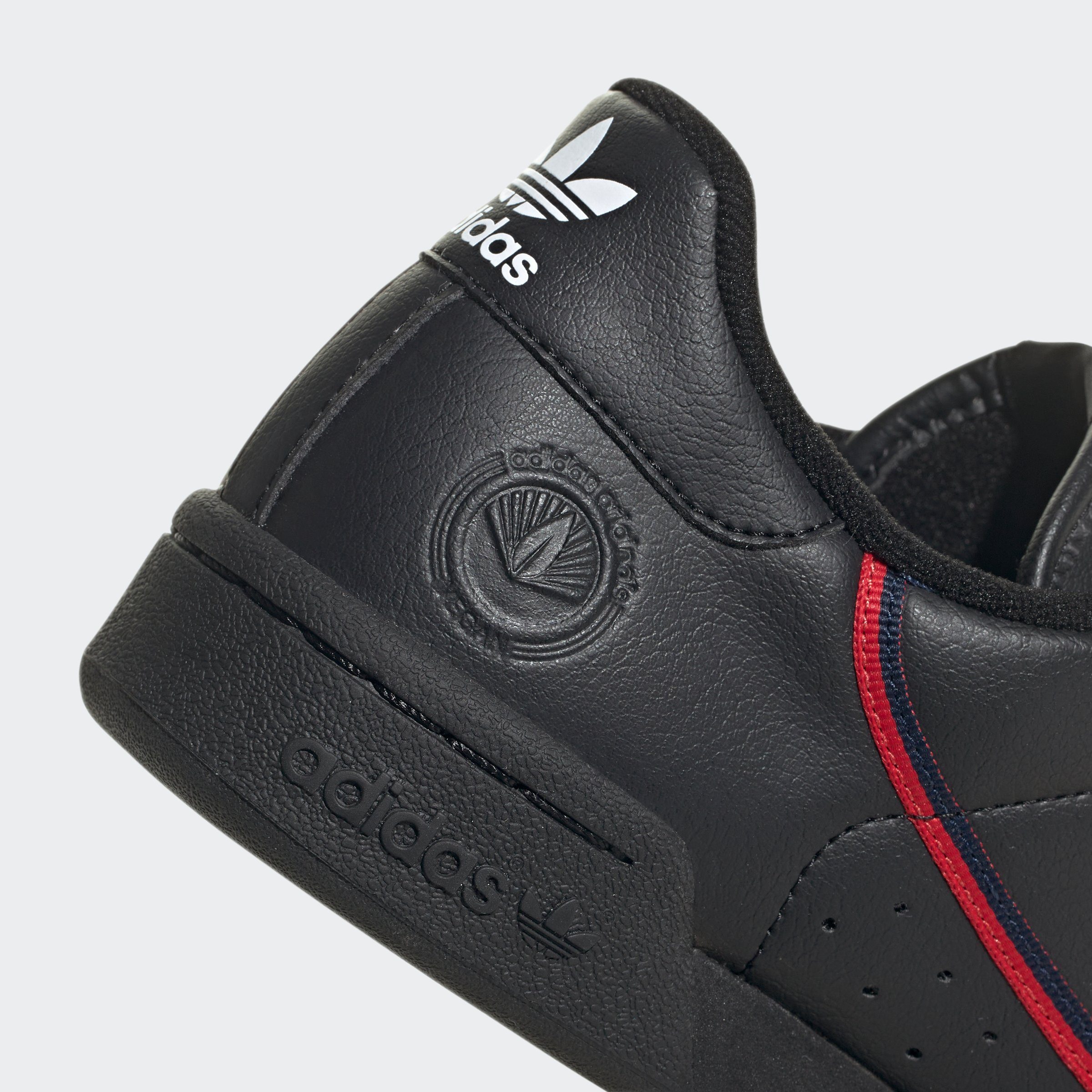 adidas 80 CONTINENTAL Originals CBLACK-CONAVY-SCARLE VEGAN Sneaker