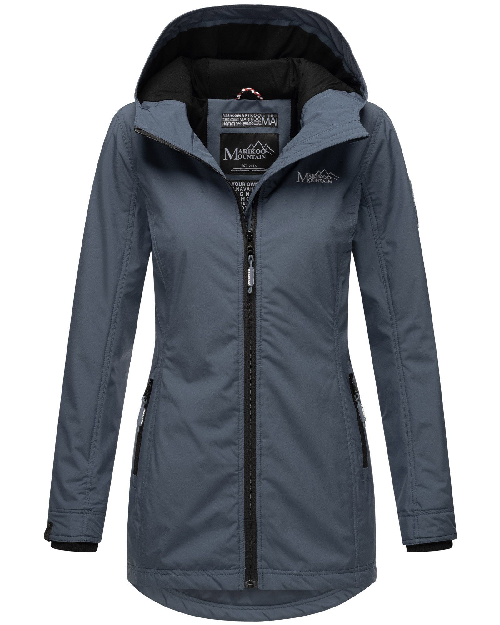 Marikoo Outdoorjacke Honigbeere sportliche Übergangsjacke mit Kapuze günstig online kaufen