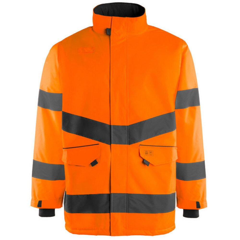 ARCO Arbeitsjacke Arco Hi-Vis Arbeitsjacke Orange Wasserdicht Klasse 3 ISO 20471 – M (1-St)