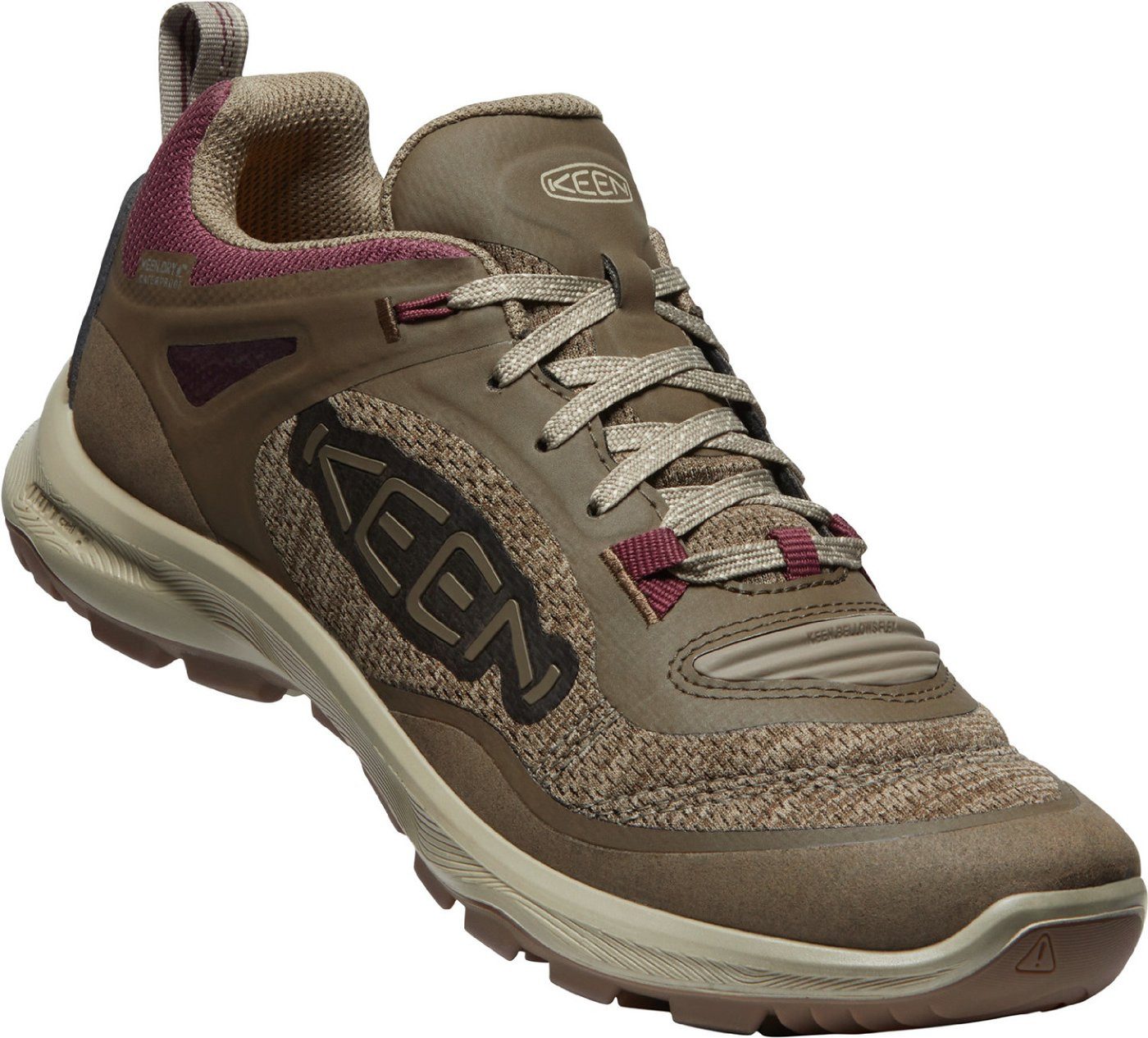 Keen TERRADORA FLEX WP W-CANTEEN/WINDSOR WINE BLACK Wanderschuh