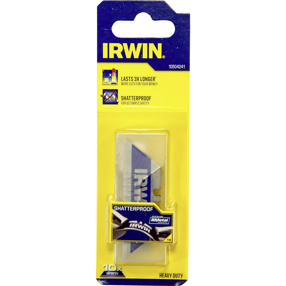 IRWIN Резакиmesser Irwin Tools 10504241 Bi-Metall „Blue“ Trapezklingen 10 St.