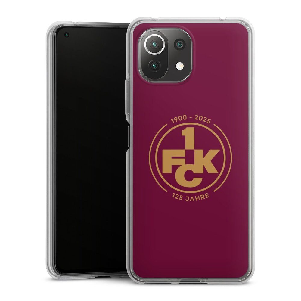 DeinDesign Handyhülle 1. FC Kaiserslautern 1. FCK 125 Jahre 1. FCK 125. Jubiläum, Xiaomi Mi 11 Lite 5G Silikon Hülle Bumper Case Handy Schutzhülle