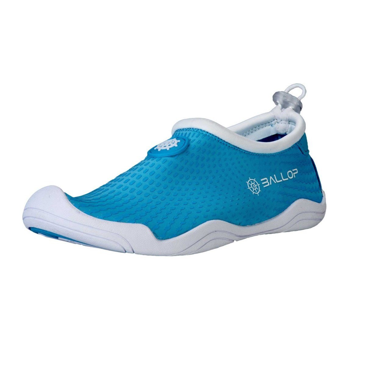 Ballop Aquaschuhe Voyager Aquafit (Wasserschuhe, flexible Sohle) blau/weiss Badeschuh
