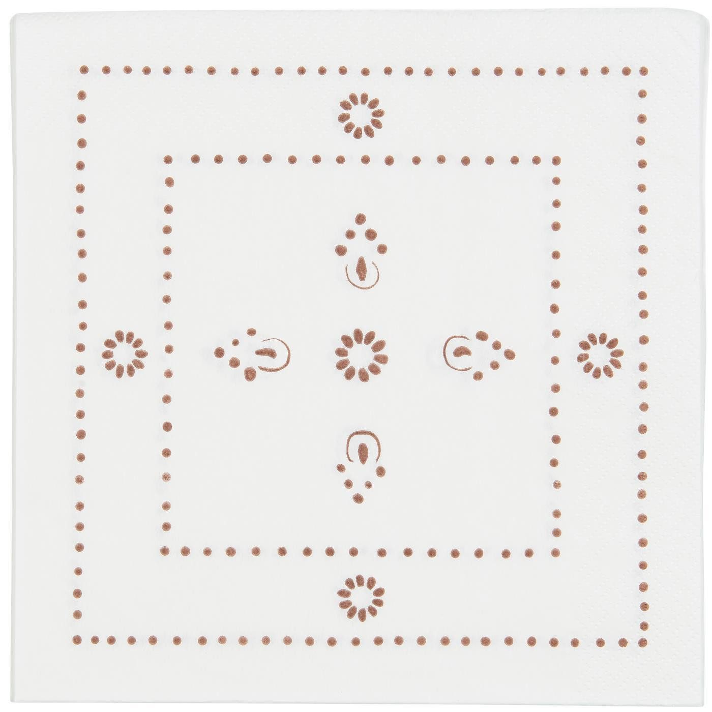 Ib Laursen Papierserviette, Höhe: cm, Farbe: Weiß, Motiv: Weihnachten