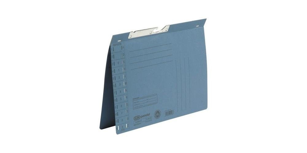 DIN Organisationsaufdruck mit ELBA Hängeregistereinsatz blau recycelt Manilakarton 250g/m² Amtsheftung A4 Pendelhefter