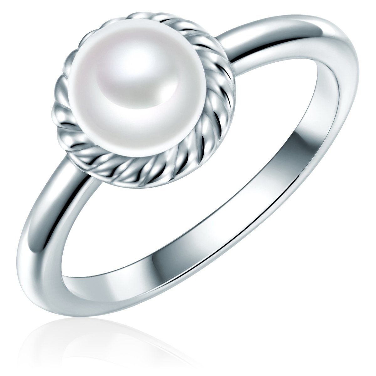 Valero Pearls Fingerring silber, aus Sterling Silber