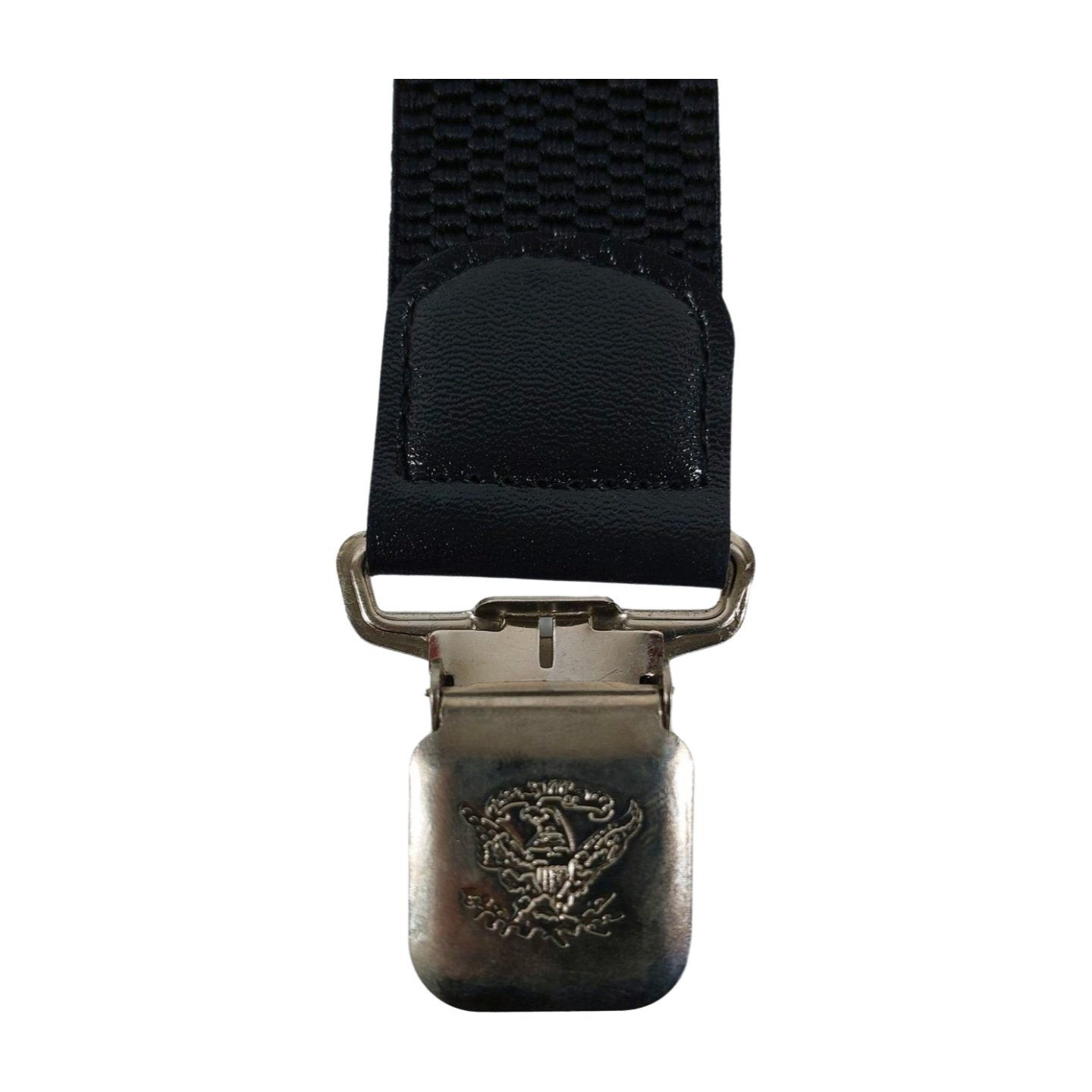 Ware aus aller Welt Hosenträger schwarz starke Y Hosenträger 40 mm breit mit starke Krallenclips
