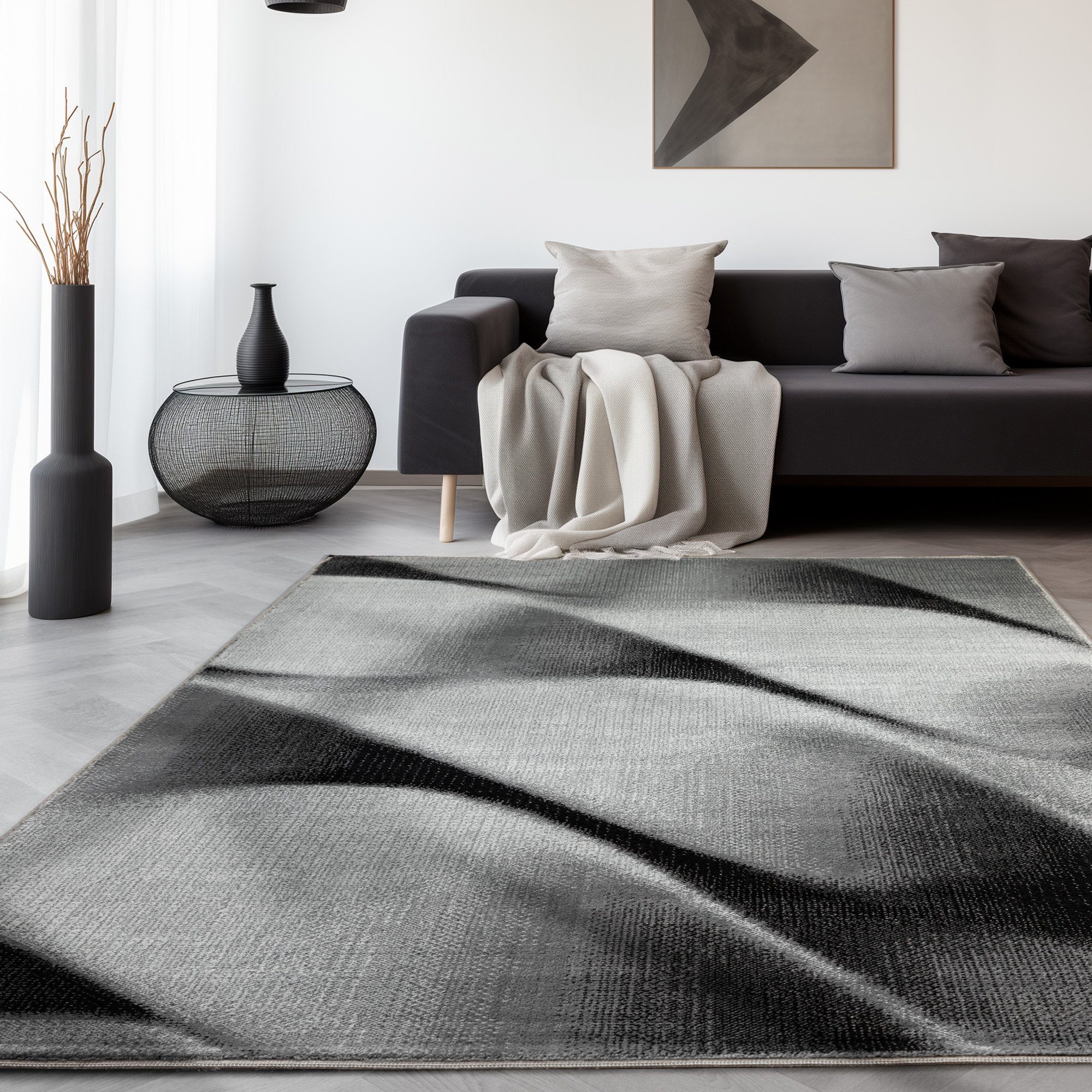 SIMPEX24 Designteppich Abstrakt Wellen Design, Läufer, günstig online kaufen