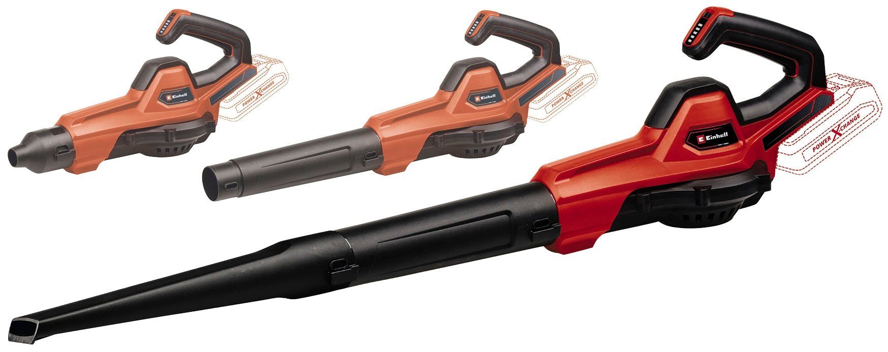 Einhell Akku-Laubbläser GE-UB 18/250 Li E-Solo, (4 St), ohne Akku, ohne Ladegeät – Bild 4 von 5