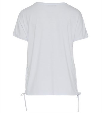Christian Materne T-Shirt Kurzarmbluse koerpernah mit Schulterverzierung
