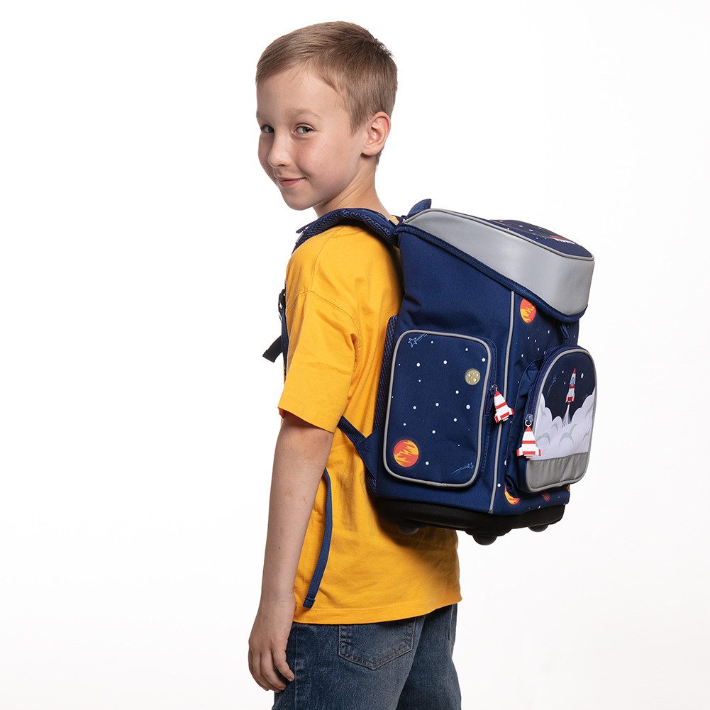 MUWO Schulranzen Kinder Schulranzen Set 5-tlg. verschiedene Motive