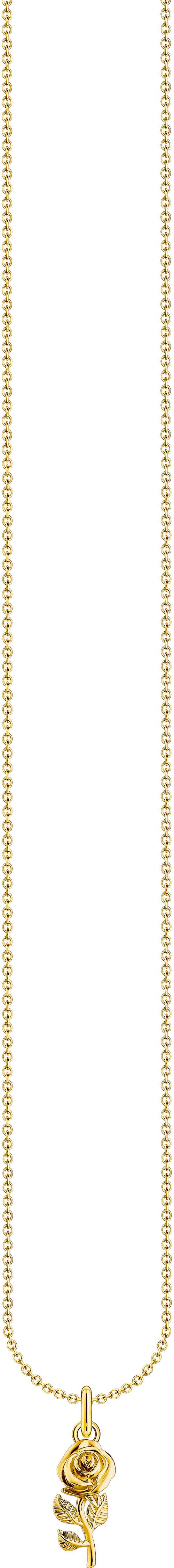 THOMAS SABO Kette mit Anhänger Rosen-An...