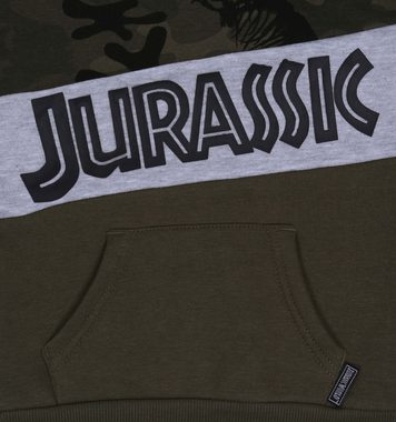 Sarcia.eu Kapuzensweatshirt Jugendhafte Bluse in Tarnfarbe mit Kapuze Jurassic World 3-4 Jahre